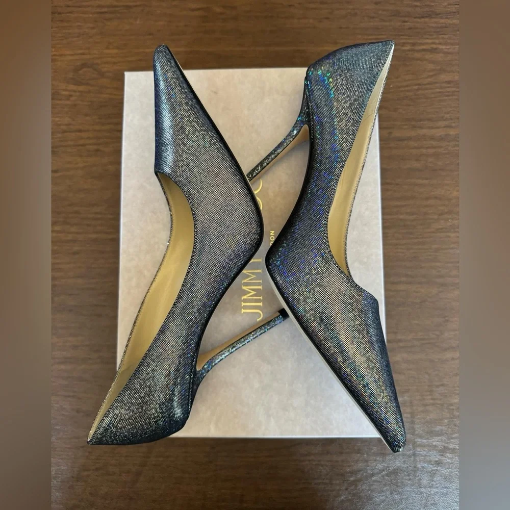 Jimmy Choo Love Metallic 100 Pump - Picture 4 of 6